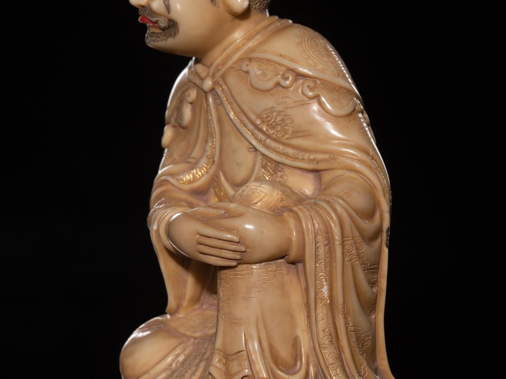 靓宝格- 民国寿山石罗汉坐像