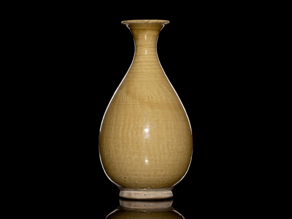 靓宝格- 金元时期耀州窑黄釉玉壶春瓶