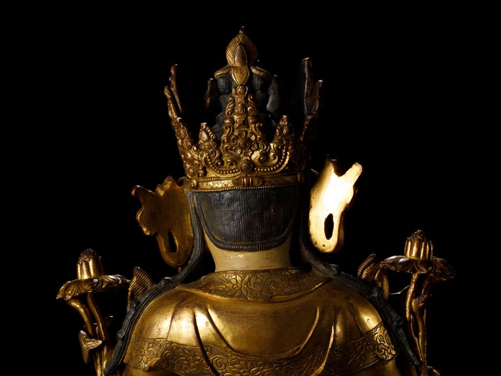 靓宝格- 17世纪铜鎏金观音菩萨坐像
