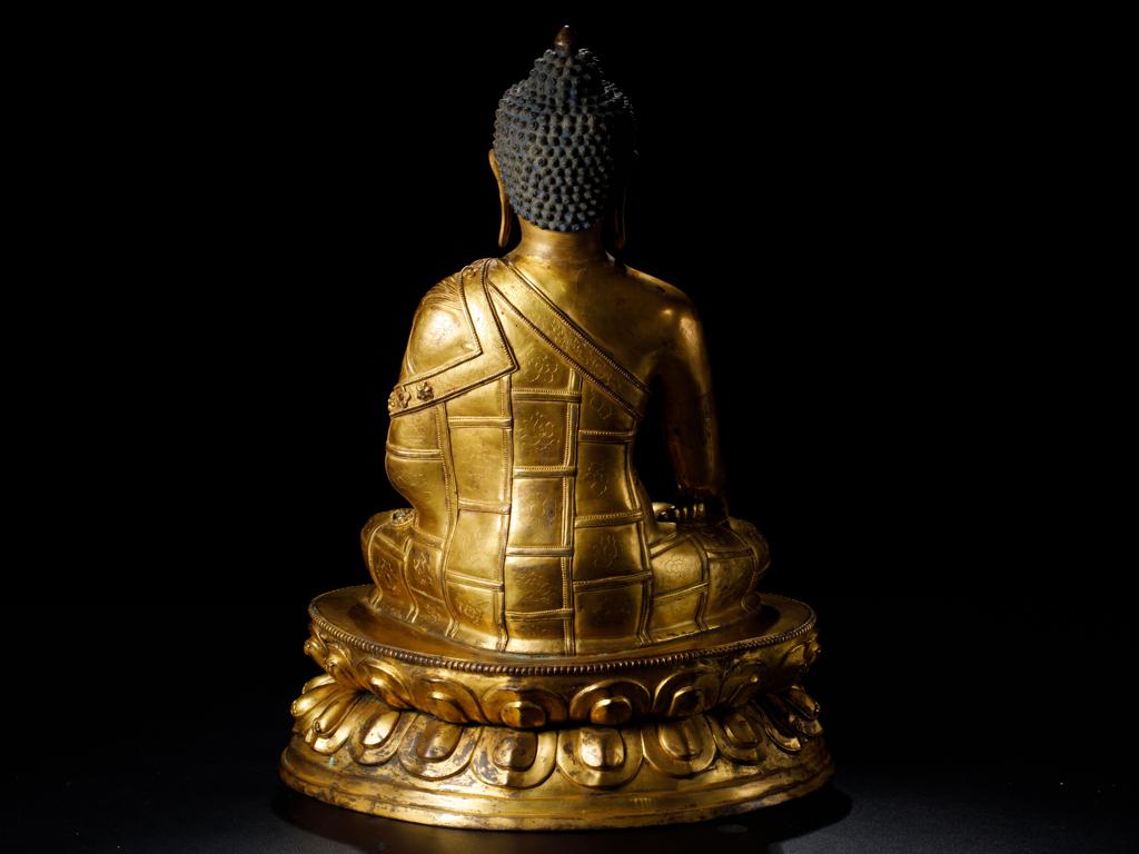 靓宝格- 16世纪铜鎏金释迦牟尼佛坐像